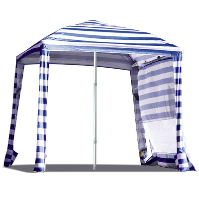 Plain Royal/Panther Blue 7x7ft Cape Cabana w/Side Wall