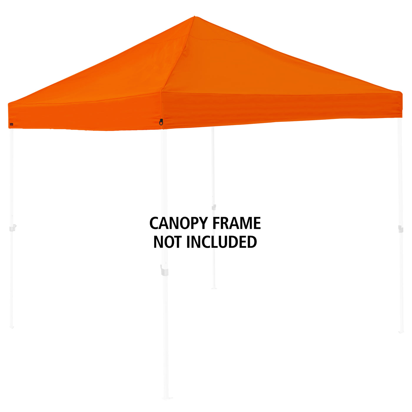 Plain 9x9 Orange Canopy Top