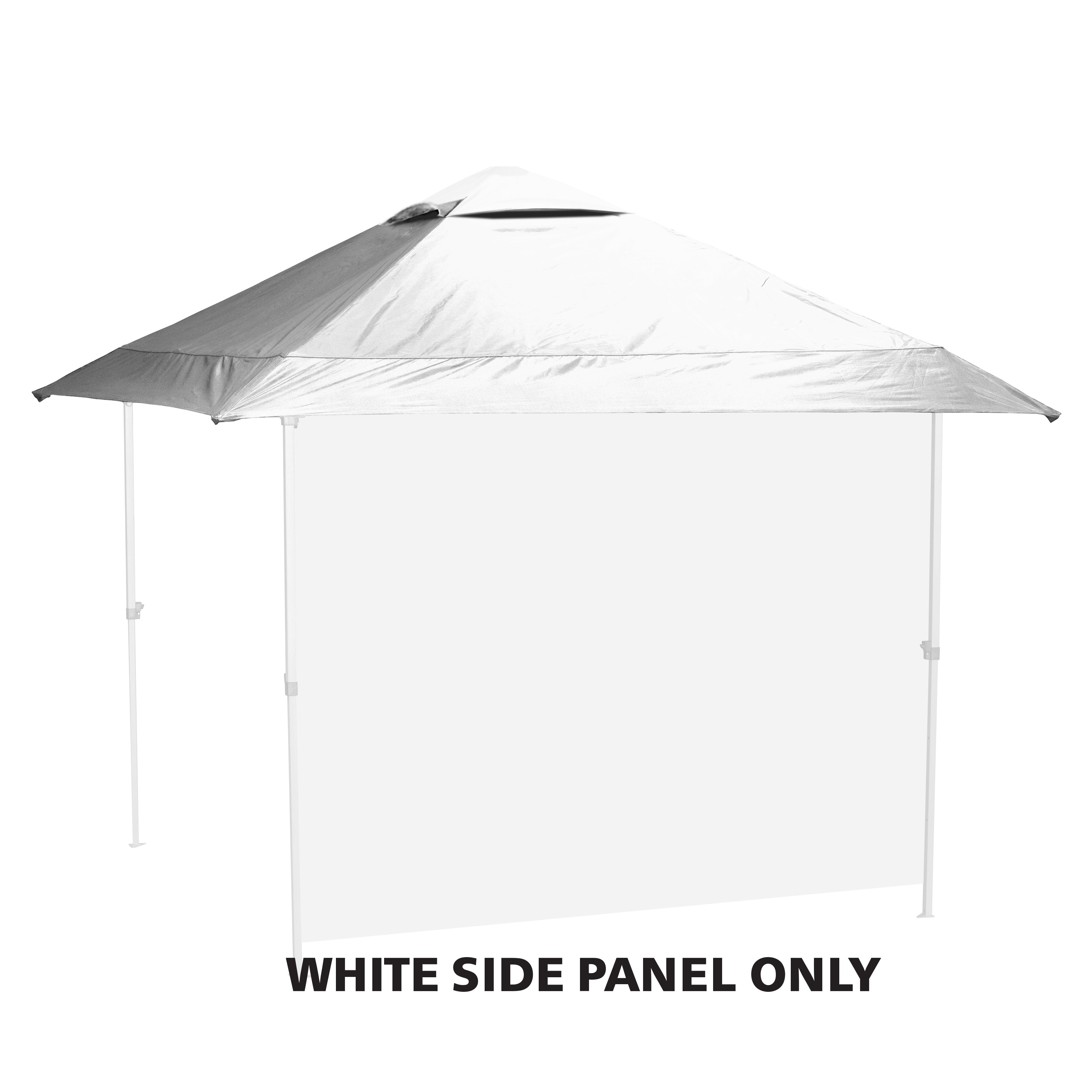 Plain White 9 x 9 Side Panel for Logo Brands Shelters | Logo Brands