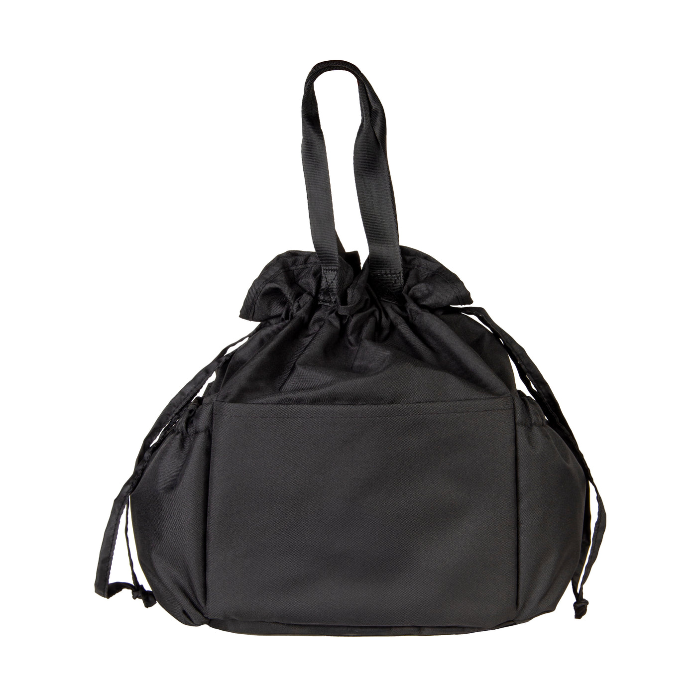 Plain Black Drawstring Lunch Cooler Eco