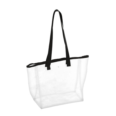 Plain Black Stadium Clear Tote - Logo Brands