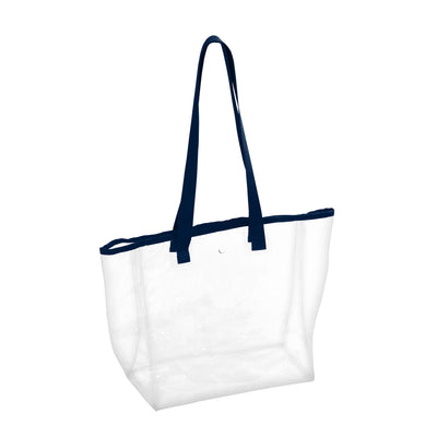 Plain Navy Stadium Clear Tote - Logo Brands