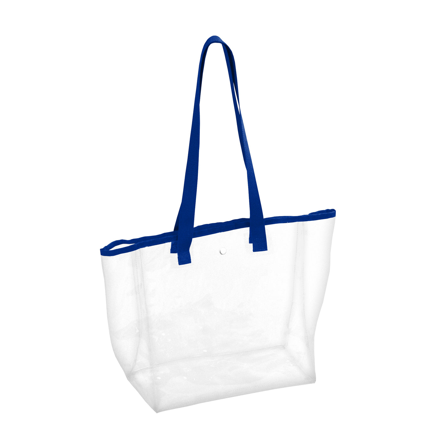 Plain Royal Stadium Clear Tote