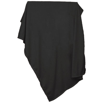 Plain Black Sweatshirt Blanket - Logo Brands