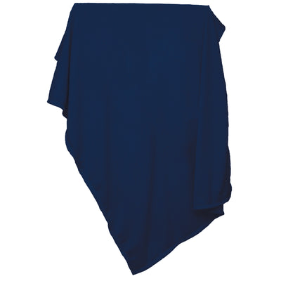 Plain Navy Sweatshirt Blanket - Logo Brands