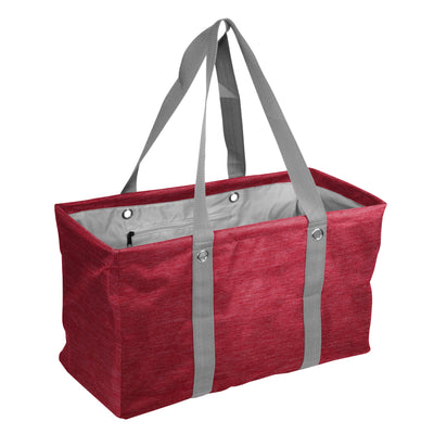 Plain Garnet Crosshatch Picnic Caddy - Logo Brands