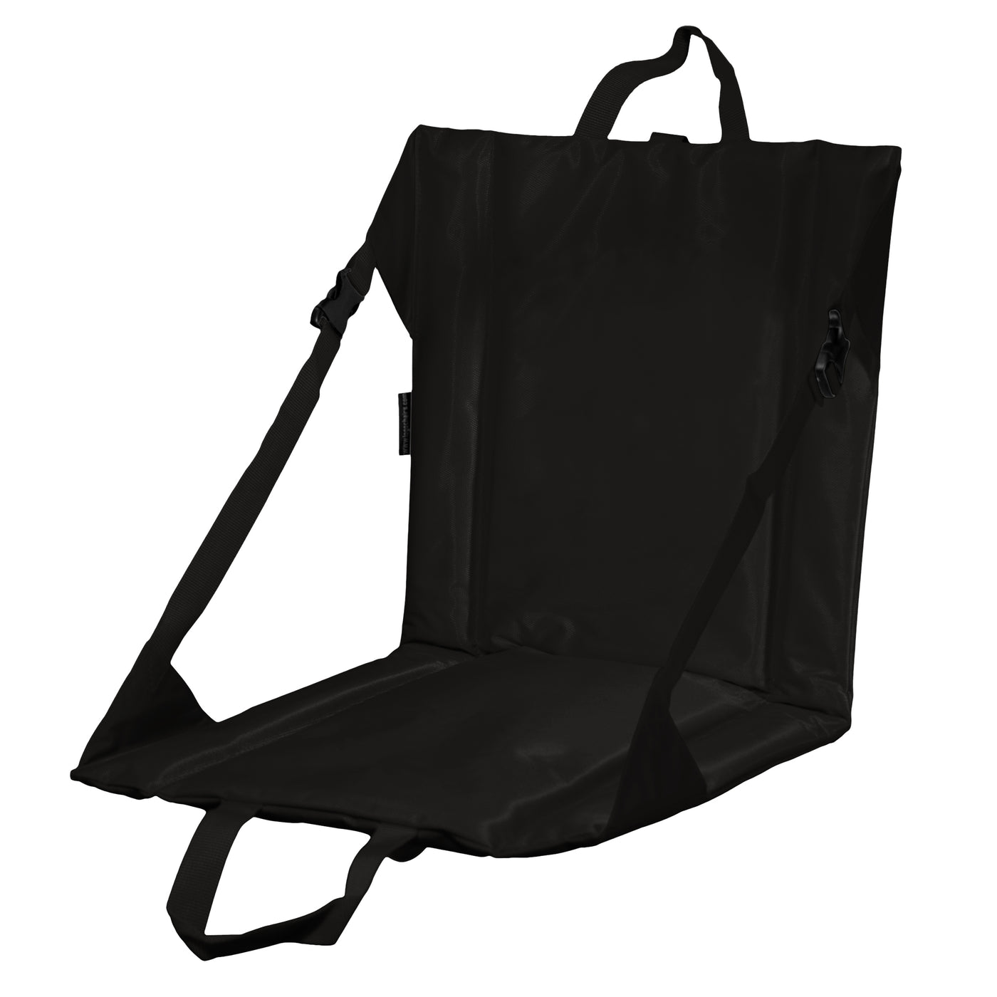 Plain Black Stadium Seat