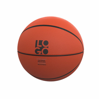 Plain Orange Mini Autograph Basketball - Logo Brands
