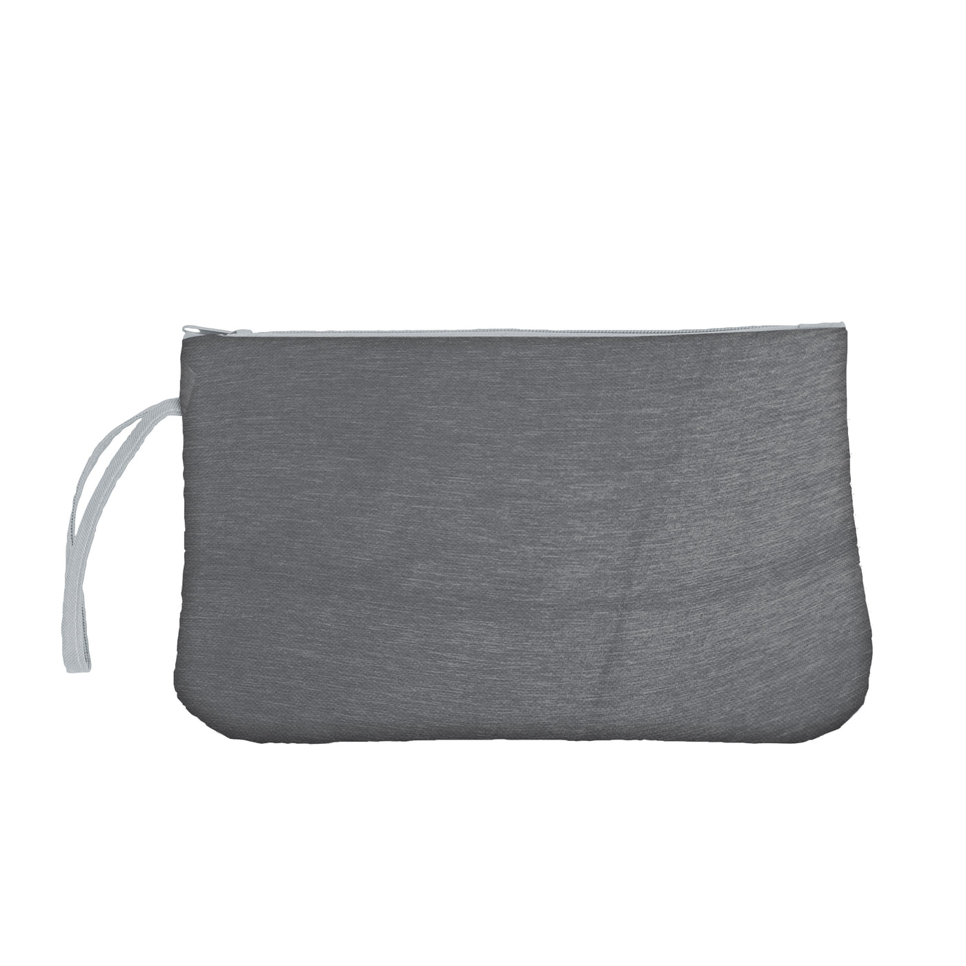 Plain Charcoal Crosshatch Wristlet - Logo Brands