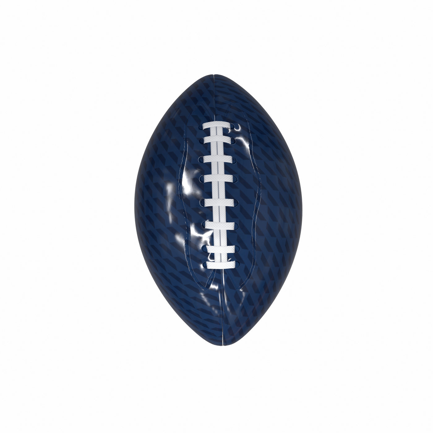 Plain Navy Carbon Fiber Mini-Size Glossy Football