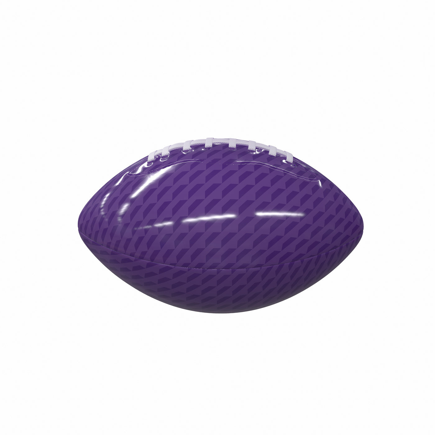 Plain Purple Carbon Fiber Mini-Size Glossy Football