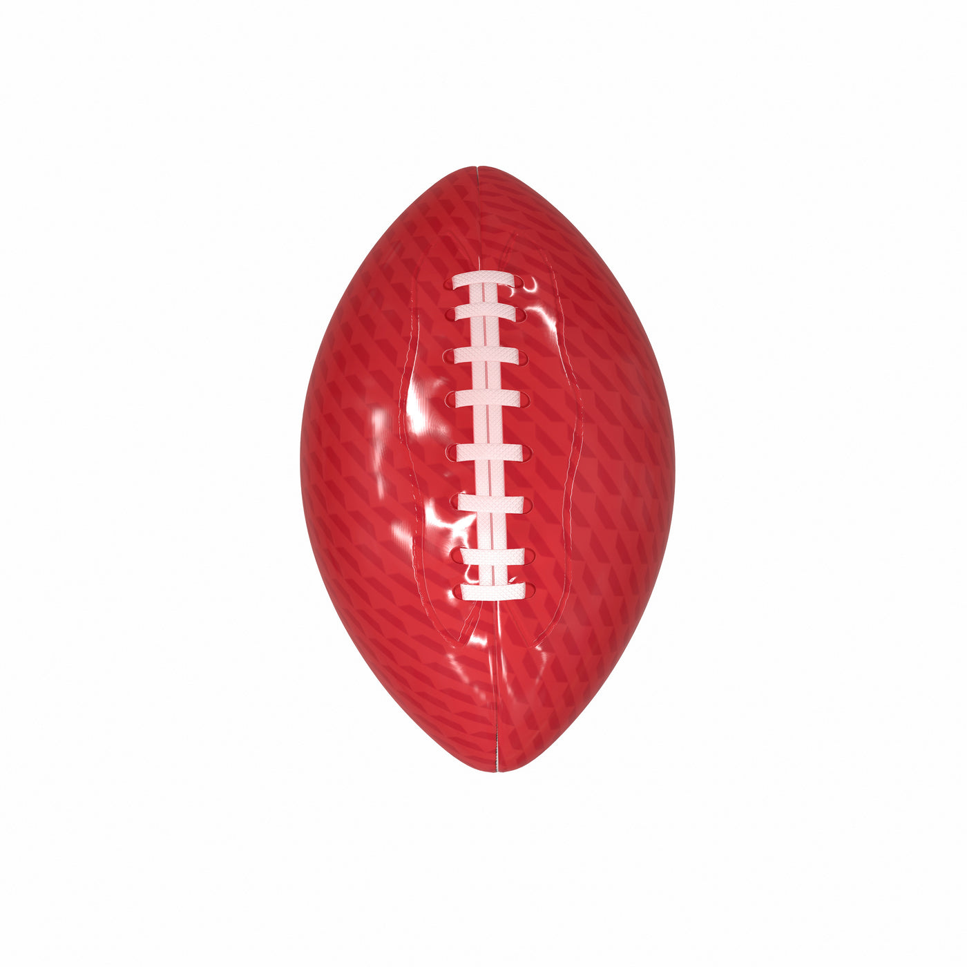 Plain Red Carbon Fiber Mini-Size Glossy Football