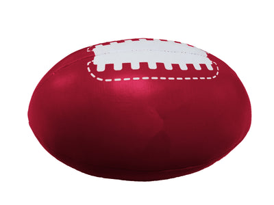 Plain Cardinal Plush Football - Logo Brands