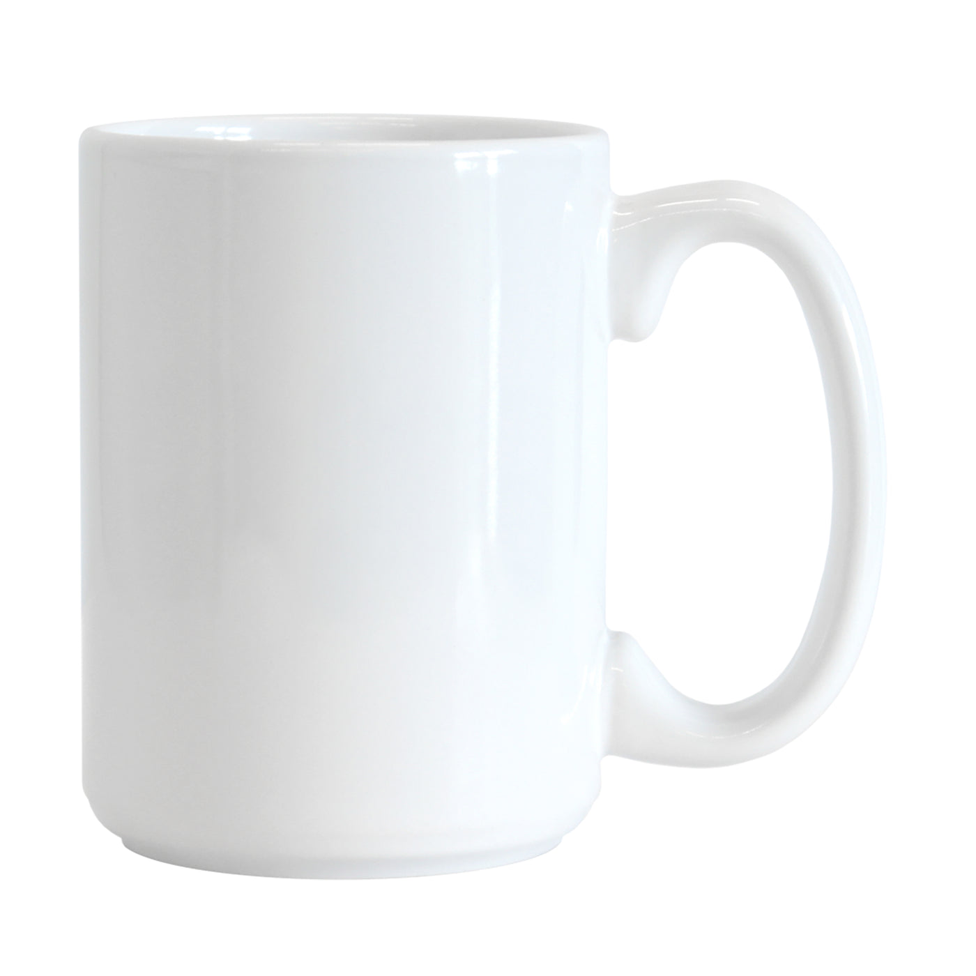 Plain White 15oz Ceramic Mug
