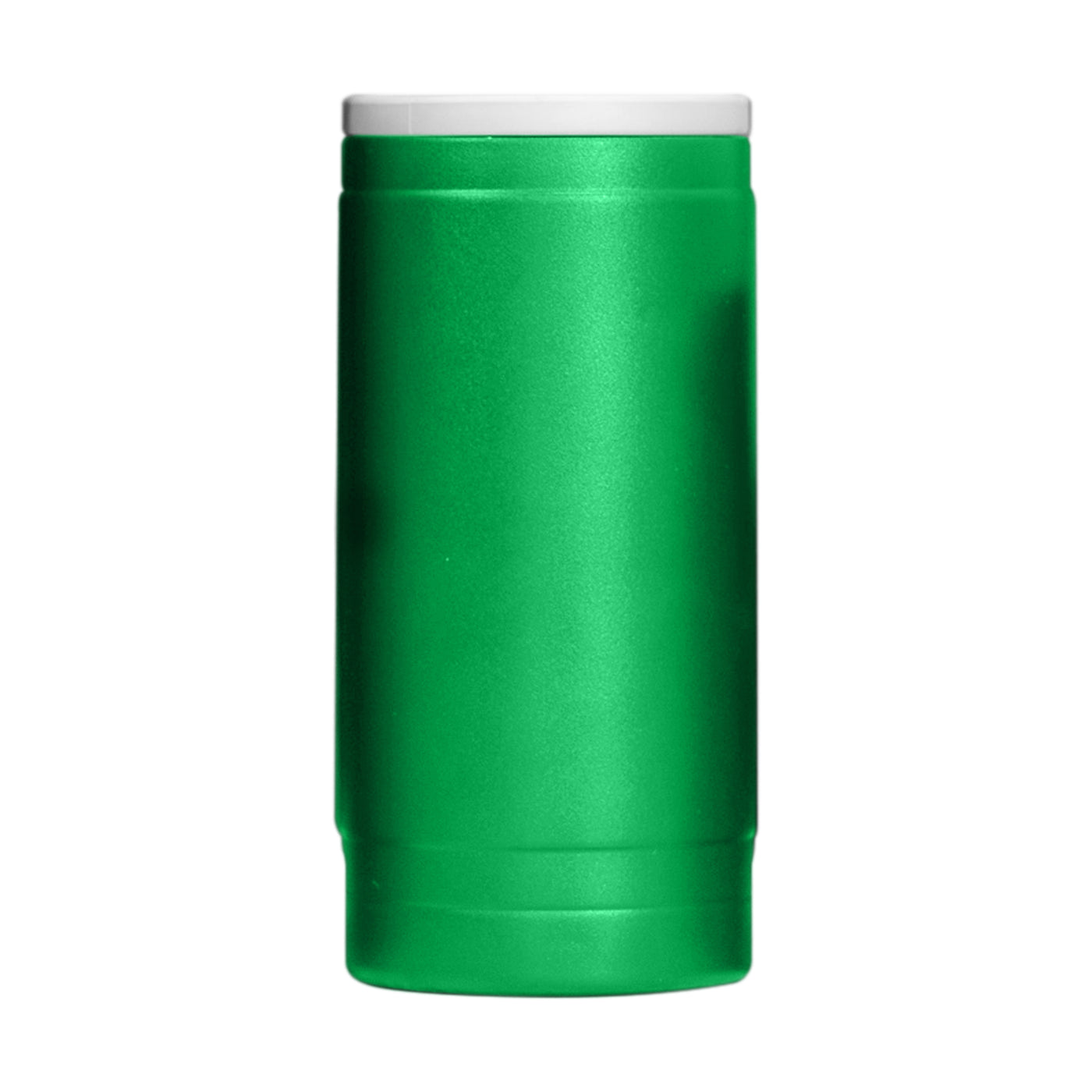 Plain Kelly 12oz Powder Coat Slim Can Coolie