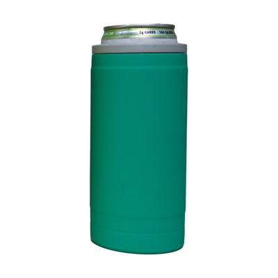 Plain Optic 12oz Soft Touch Slim Coolie - Logo Brands