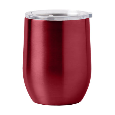Plain Garnet 16oz Stainless Curved Beverage - Logo Brands