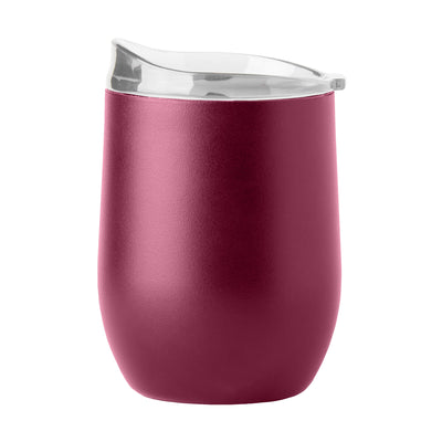 Plain Maroon 16oz Powder Coat Curved Beverage - Logo Brands