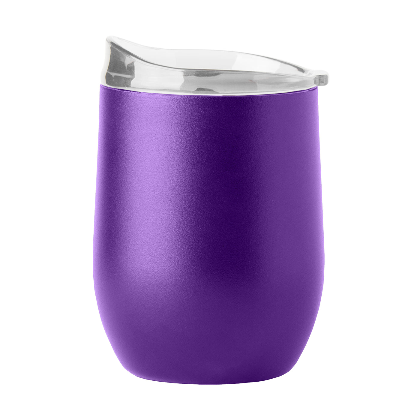 Plain Purple 16oz Powder Coat Curved Beverage - Logo Brands