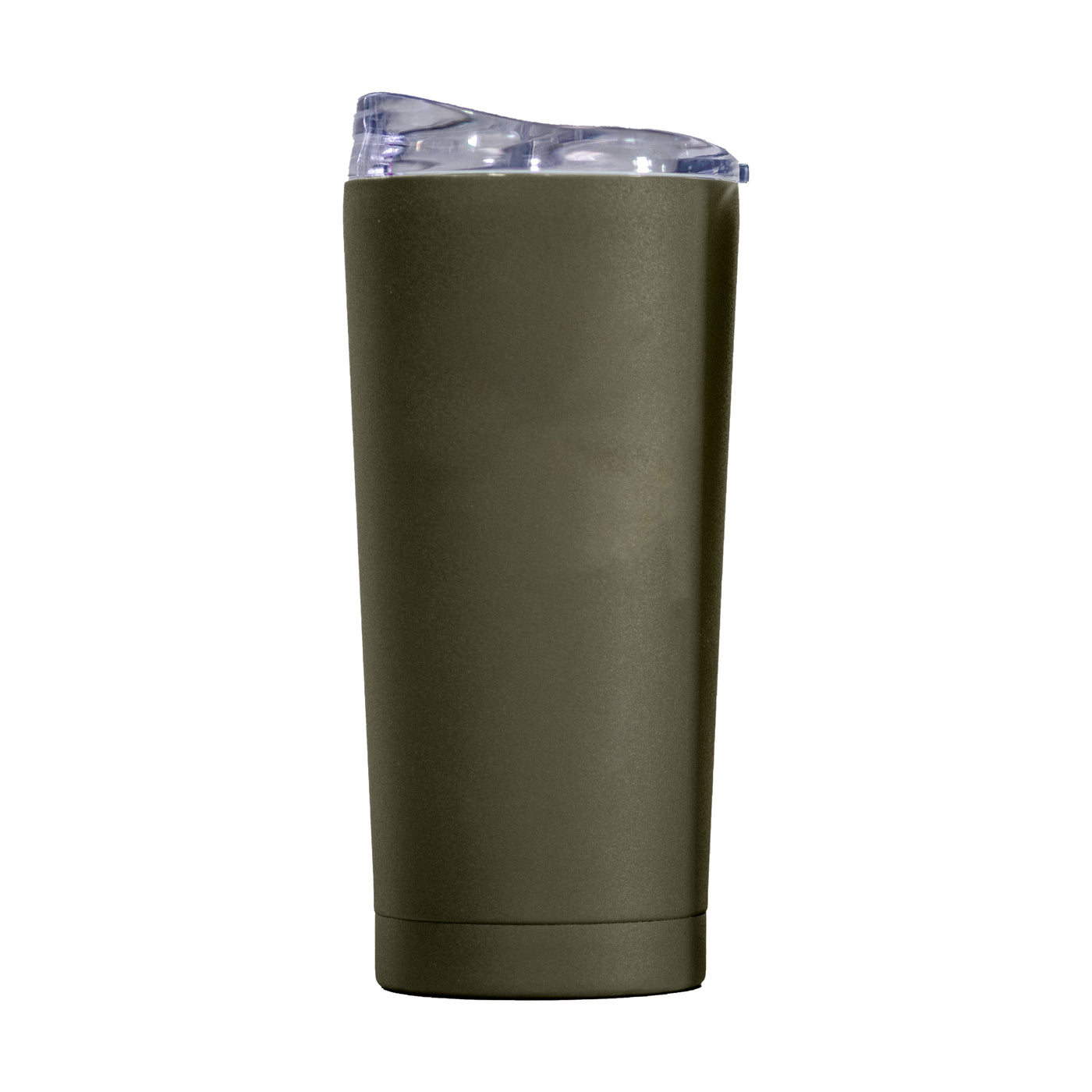 Plain 20oz Olive Powder Coat Tumbler - Logo Brands