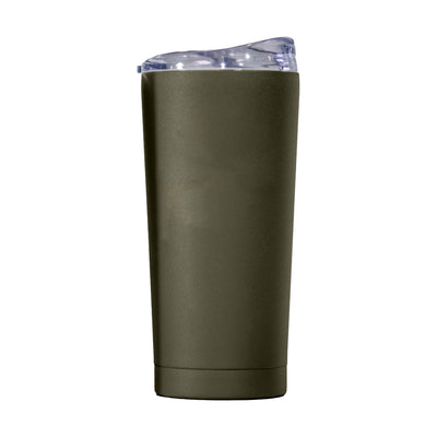 Plain 20oz Olive Powder Coat Tumbler - Logo Brands