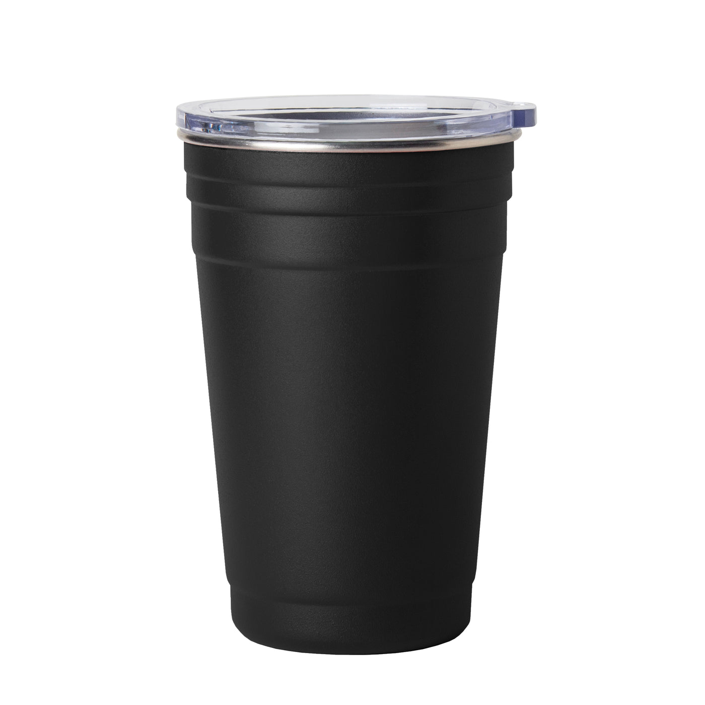 Plain Black 22oz Stainless Cup