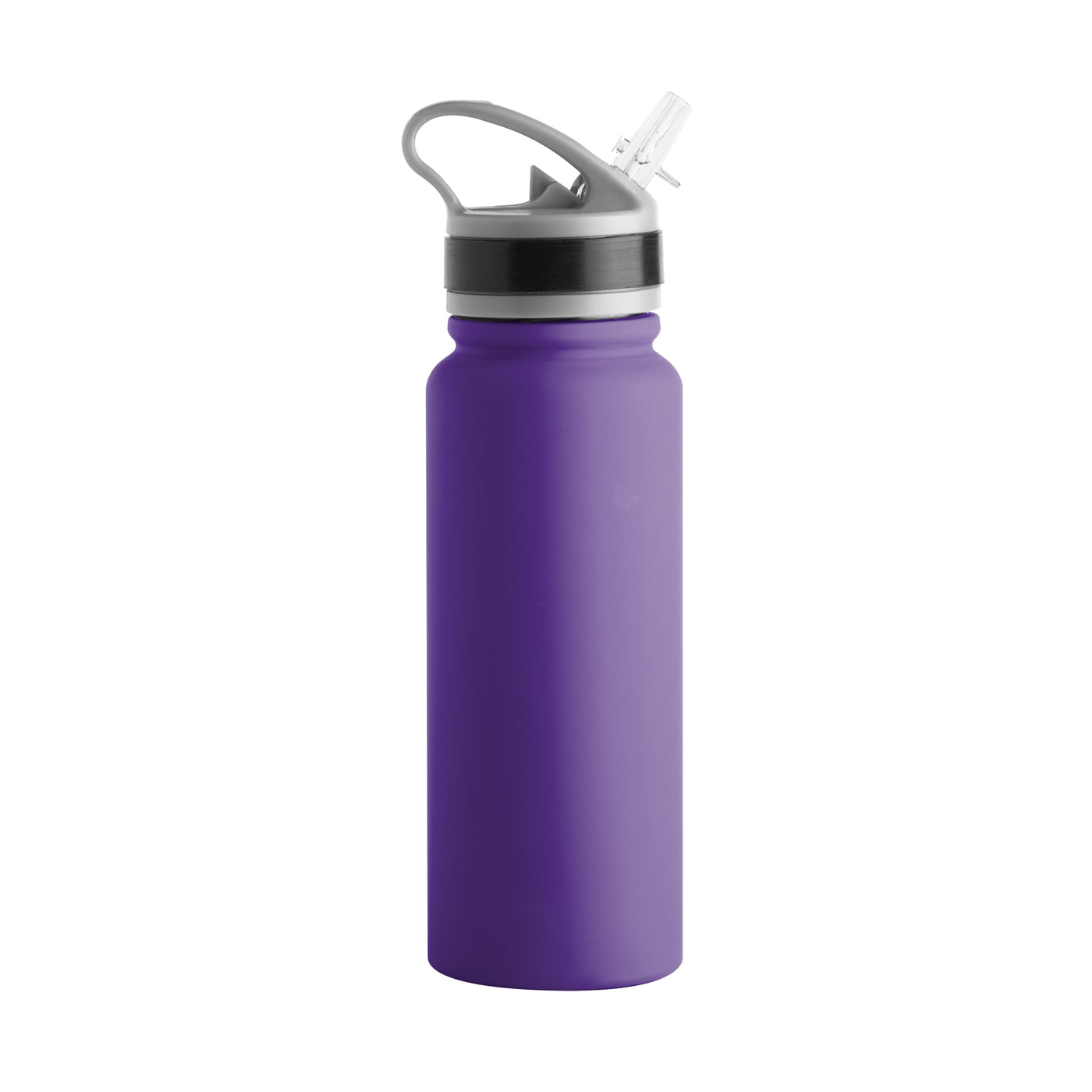 Plain Purple 25oz Stainless Flip Top Bottle - Logo Brands
