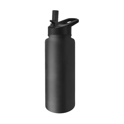 Plain Black 34oz Quencher Bottle - Logo Brands