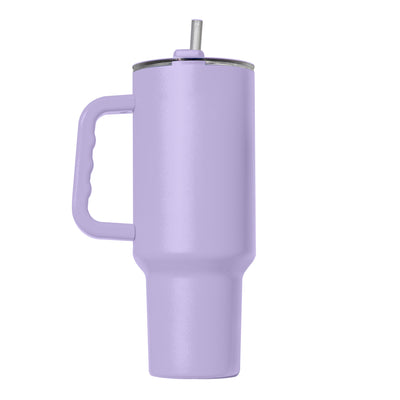 Plain Lavender 40oz Powder Coat Tumbler