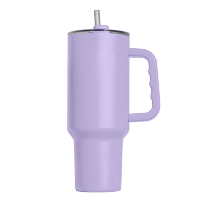 Plain Lavender 40oz Powder Coat Tumbler