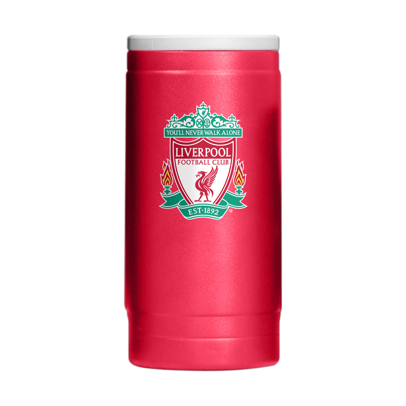 Liverpool 12oz Logo Powdercoat SlimCan Coolie