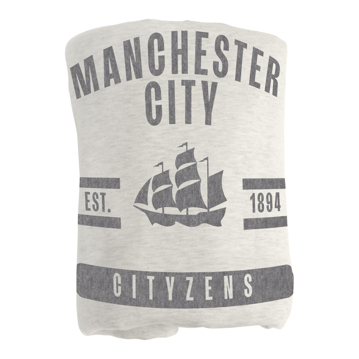 Manchester City F.C. Sublimated Sweatshirt Blanket - Logo Brands