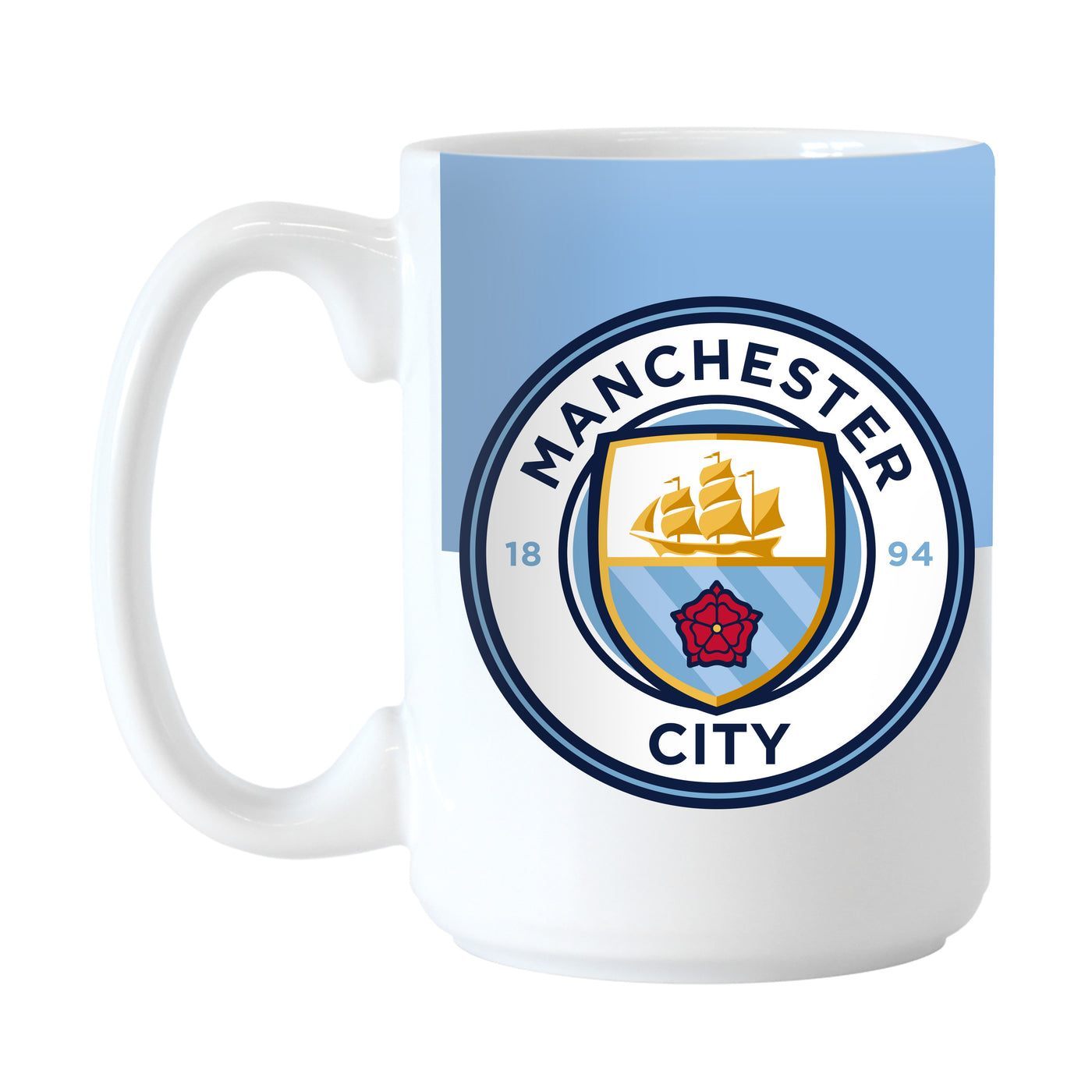 Manchester City F.C. 15oz Colorblock Sublimated Mug