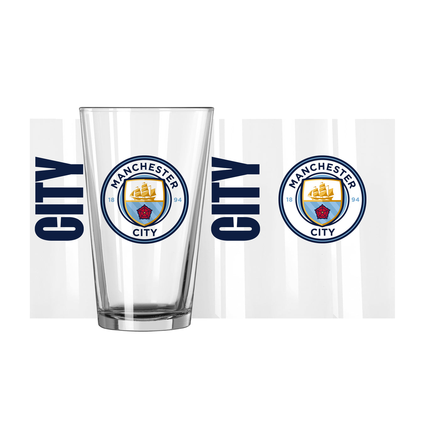 Manchester City F.C. 16oz Gameday Pint Glass