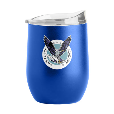 Air Force Vault 16oz Powder Coat Curved Beverage