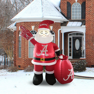Alabama Santa Claus Yard Inflatable