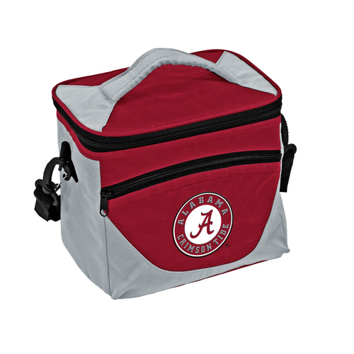 Alabama Halftime Lunch Cooler by Logo Brands, insulated cooler bag with team logo for keeping food and drinks cold.