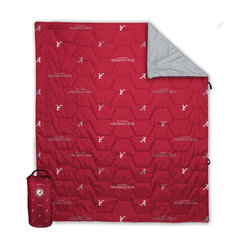 Alabama Journey blanket by Logo Brands, 60x70 inches, soft fabric with Alabama team logo and design, perfect for fans and cozy use.