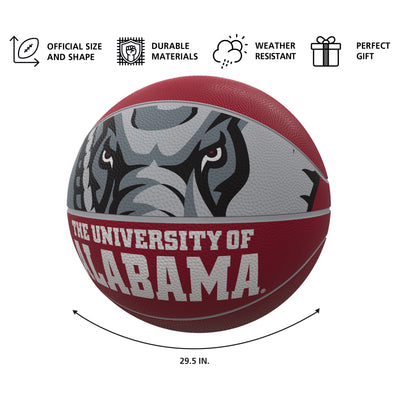 Alabama Mascot Official-Size Rubber Basketball
