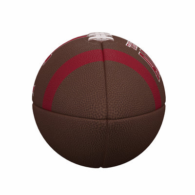 Alabama Team Stripe Official-Size Composite Football - Logo Brands
