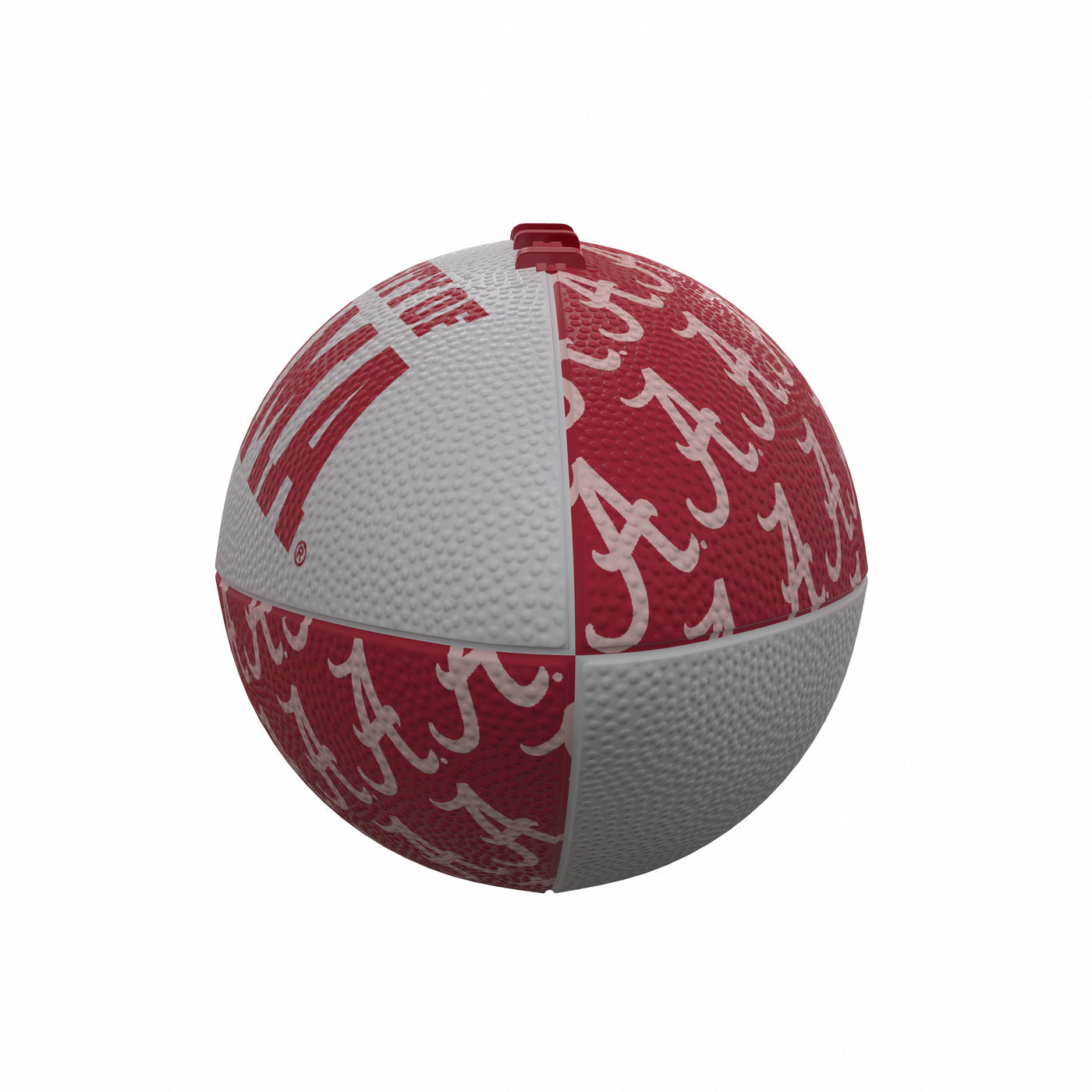 Alabama Repeating Mini-Size Rubber Football - Logo Brands