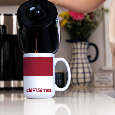 Alabama 15oz Colorblock Sublimated Mug