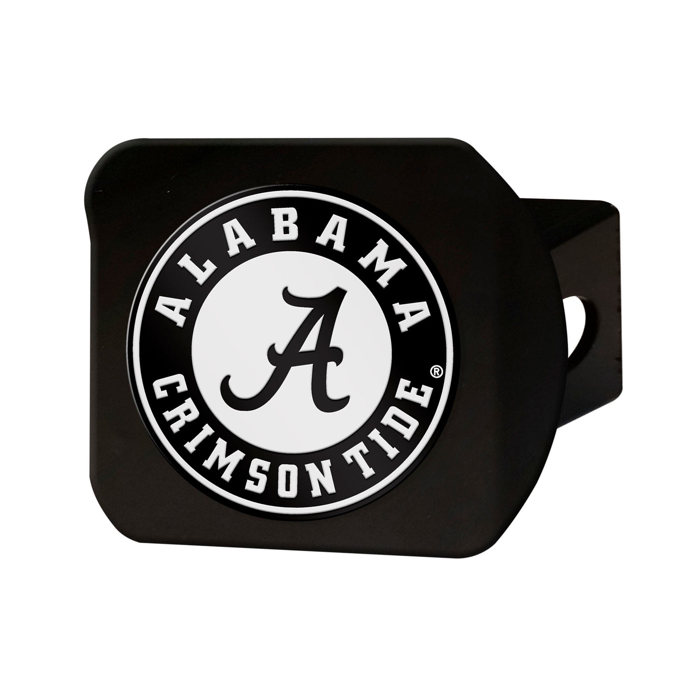 University of Alabama Chrome on Black Hitch Cover
