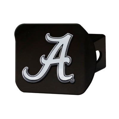 University of Alabama Chrome on Black Hitch Cover