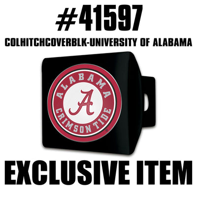 TRINITY University of Alabama Color on Black Hitch Cover