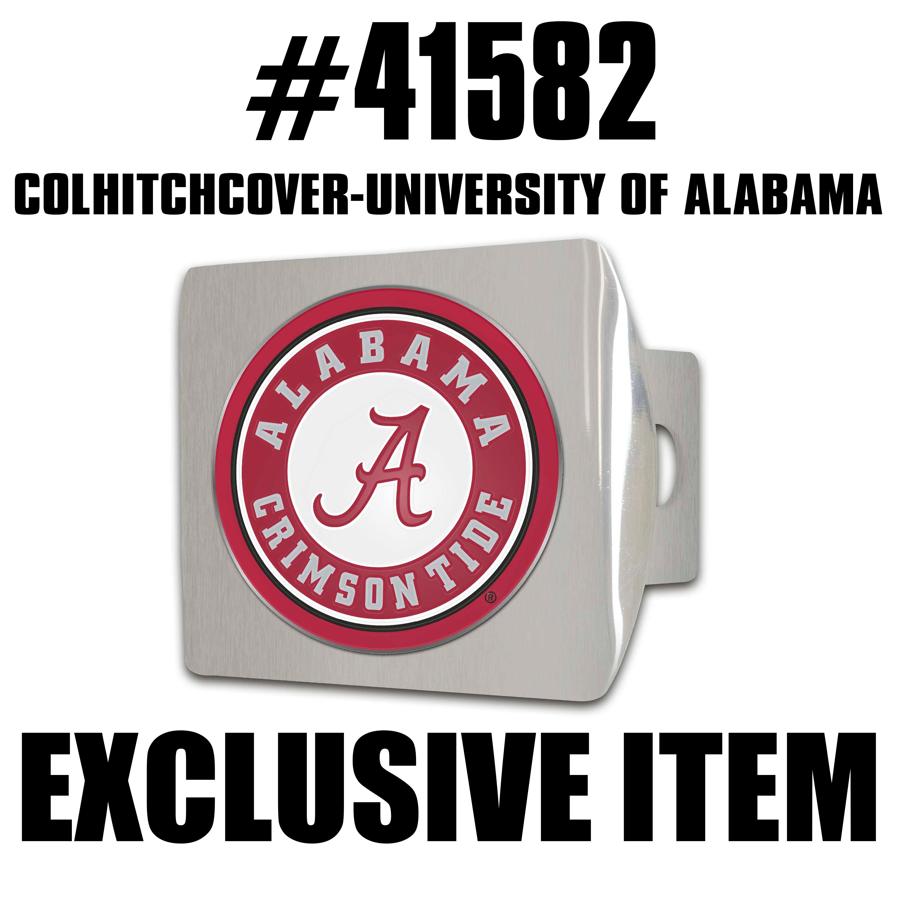 TRINITY University of Alabama Color on Chrome Hitch Cover | Logo Brands