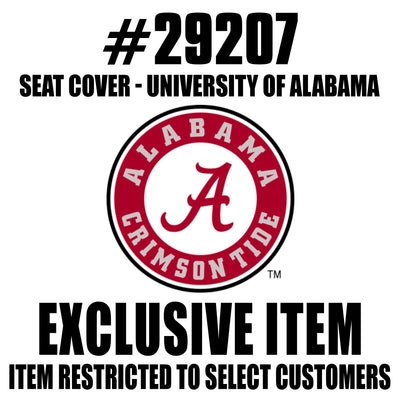 University of Alabama Seat Cover