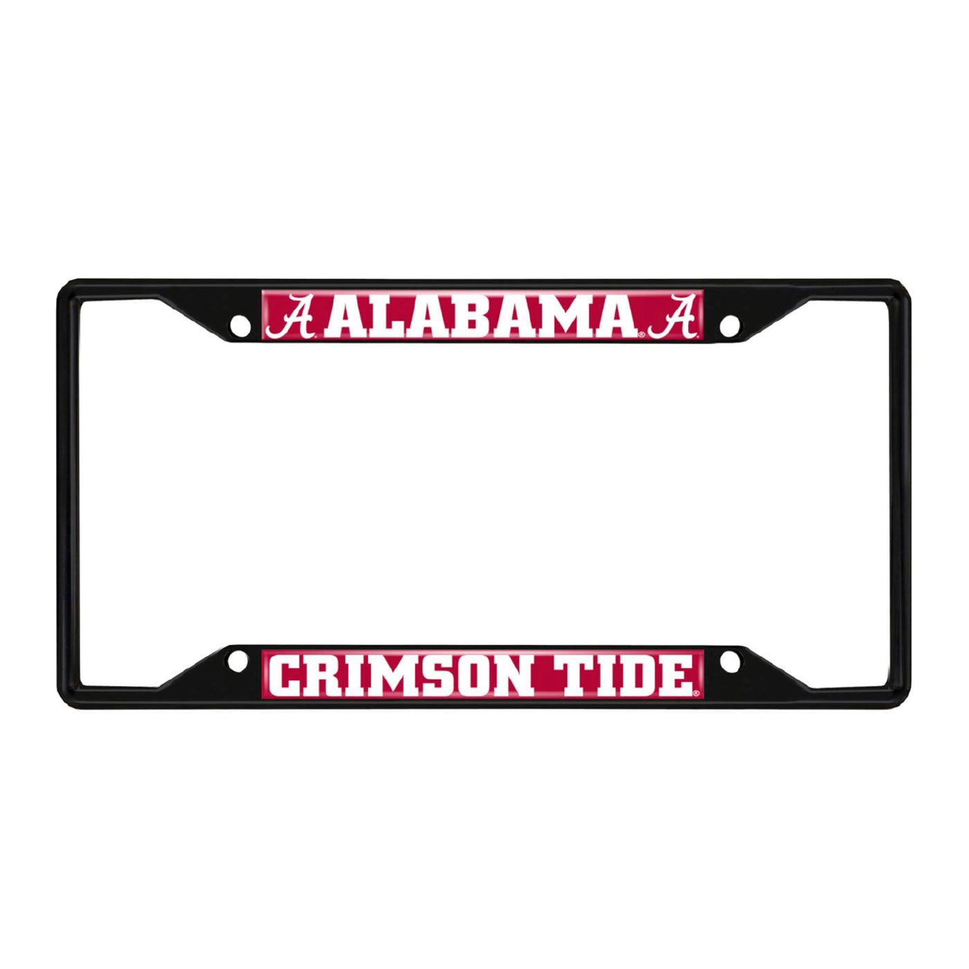 University of Alabama Black License Plate Frame