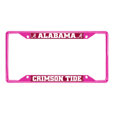 University of Alabama Pink License Plate Frame