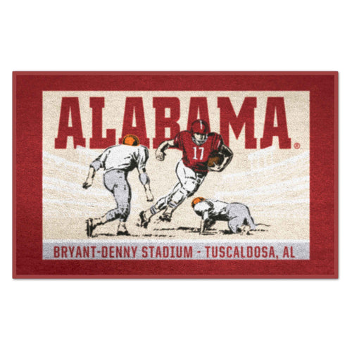 University of Alabama starter mat featuring team logo and ticket design, ideal for fans and sports memorabilia displays.